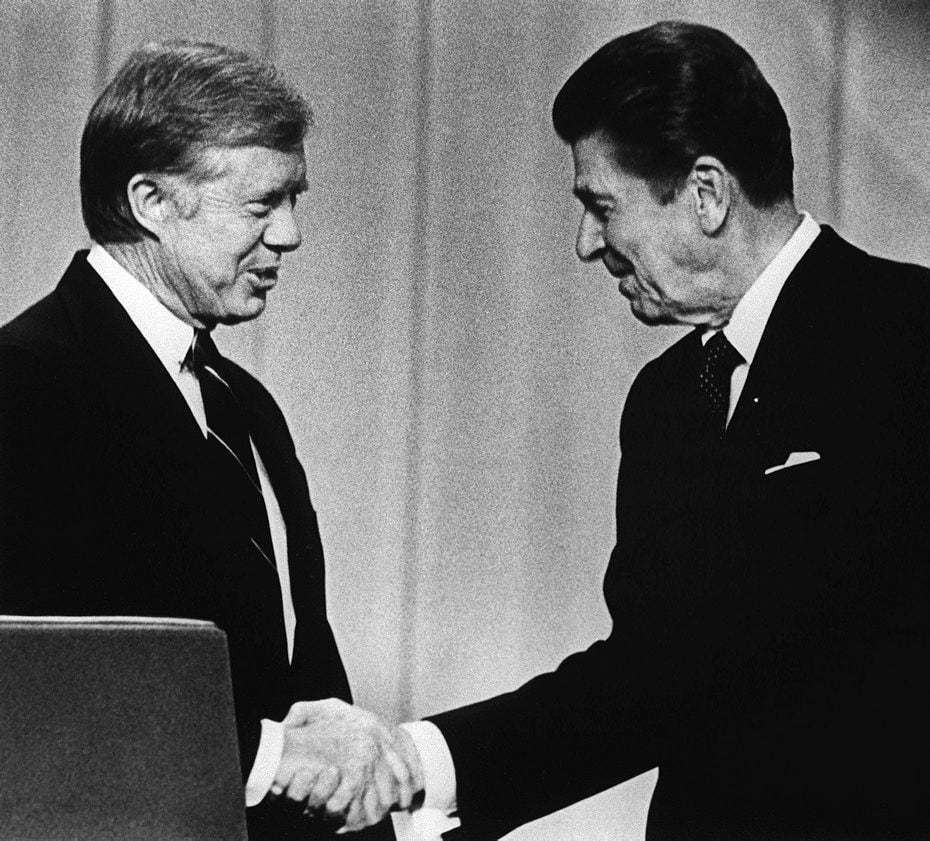 Jimmy Carter et ronald Reagan