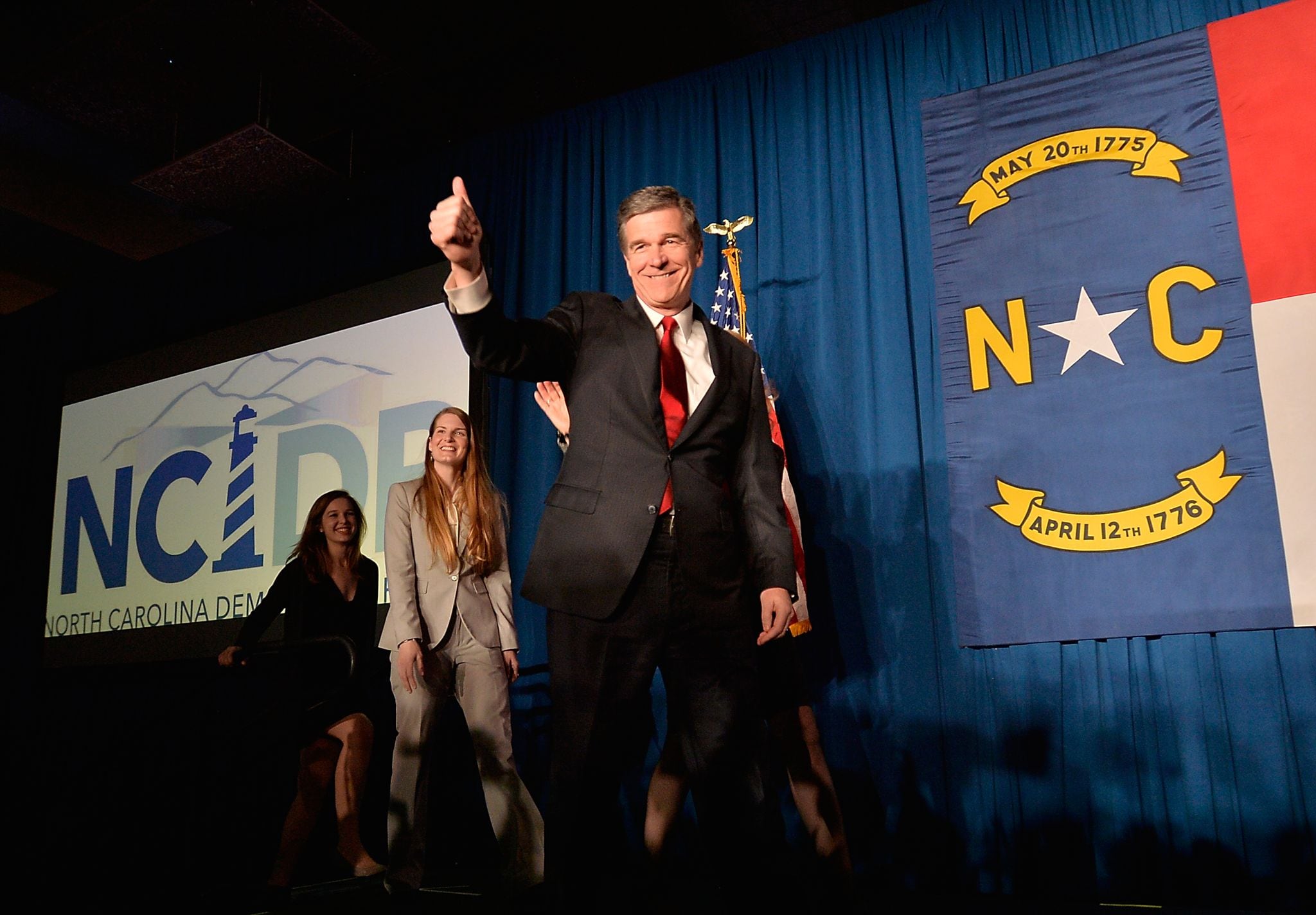 Le gouverneur élu de Caroline du Nord, Roy Cooper, le 9 novembre 2016 à Raleigh.