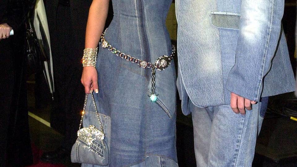 Großer Jeans-Auftritt: Britney Spears und Justin Timberlake als Pärchen 2001 bei den 