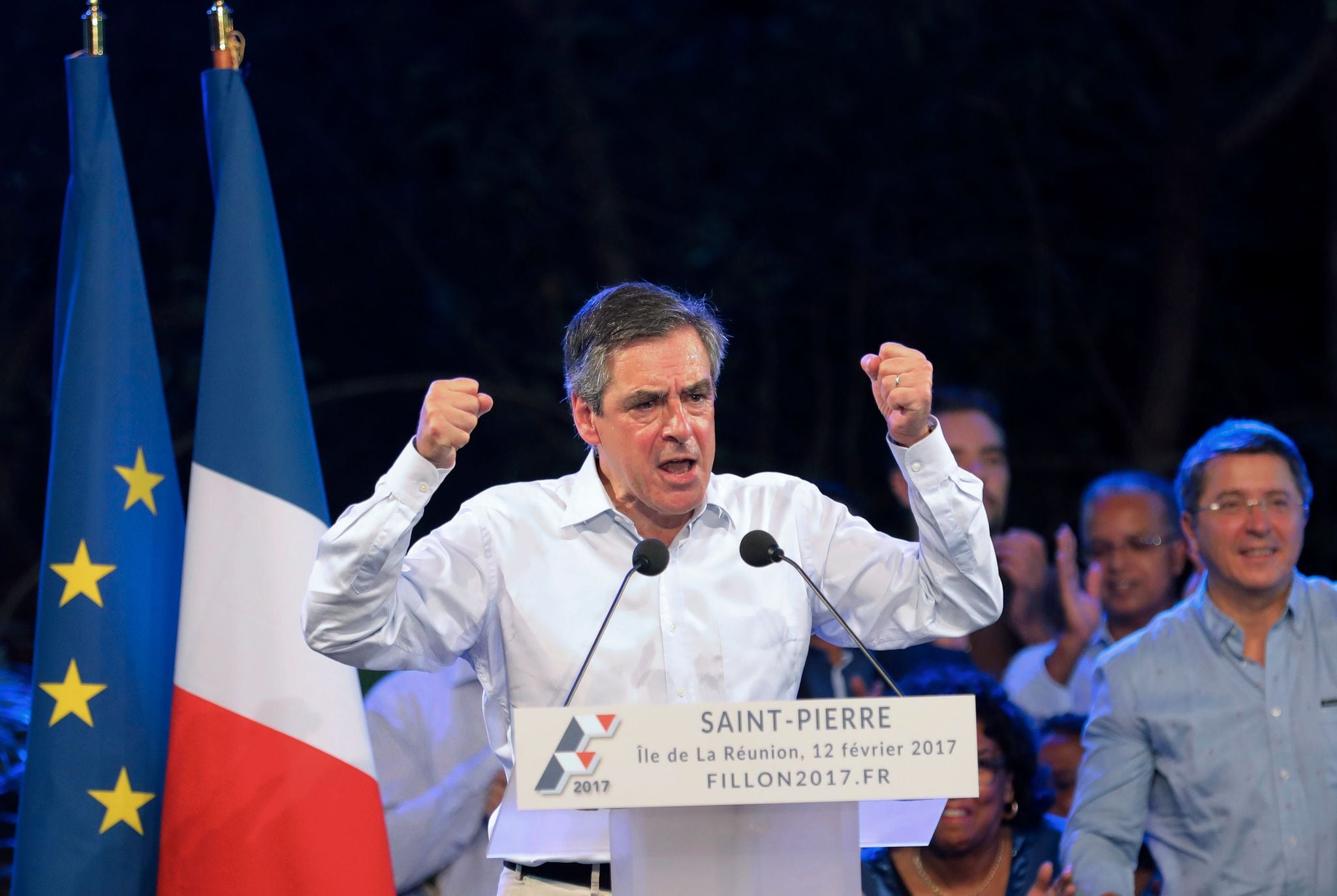 François Fillon à La Réunion le 12 février 2016