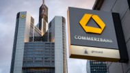 Die Commerzbank in Frankfurt